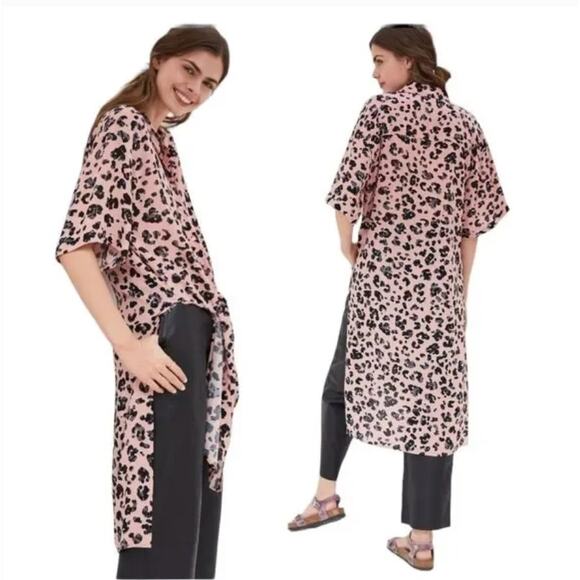 NWT Anthropologie Maeve Rita Leopard Print Tunic LAST CALL - Picture 1 of 9